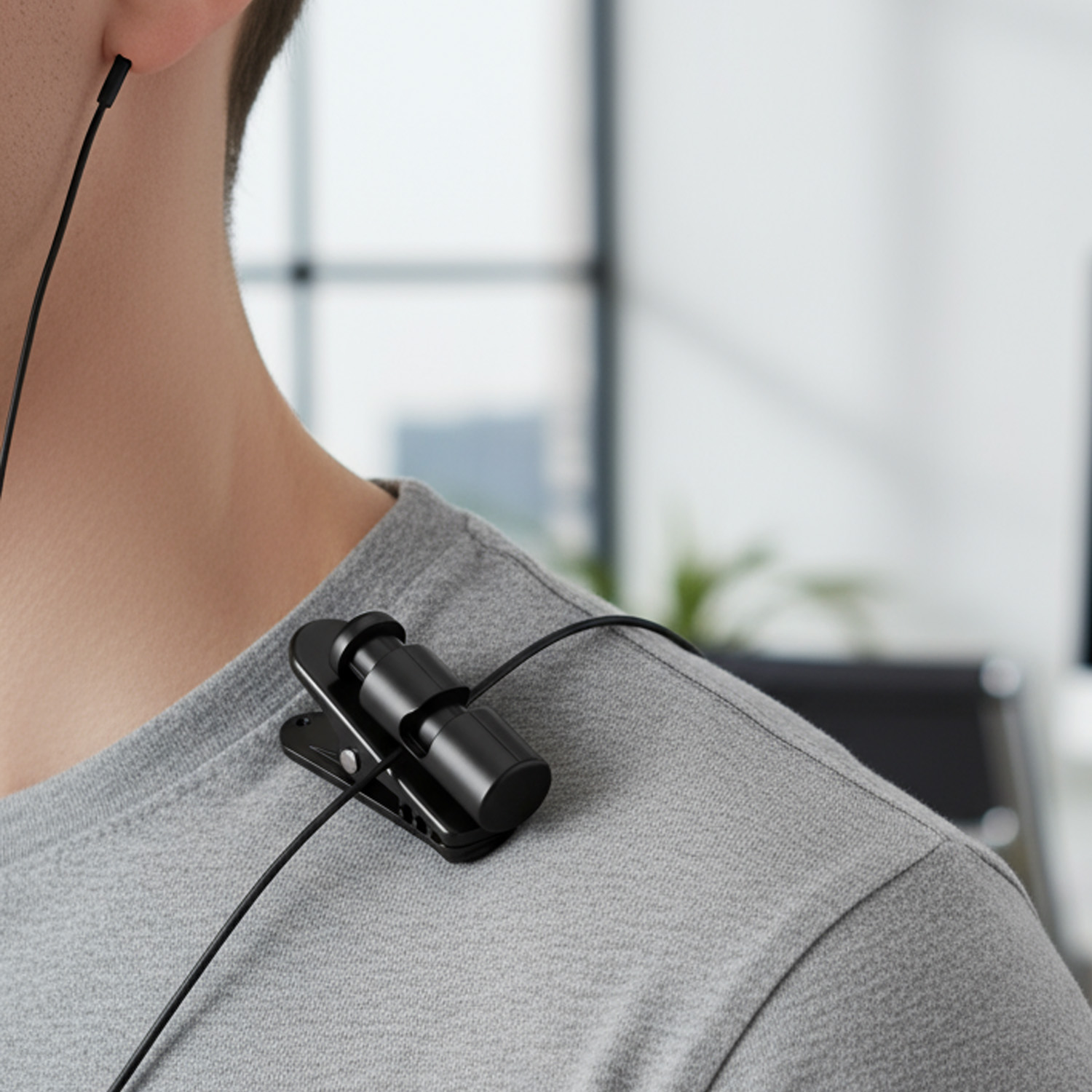 Clip di fissaggio per cuffie ( - Wired Earphone Mic recensione e prezzo