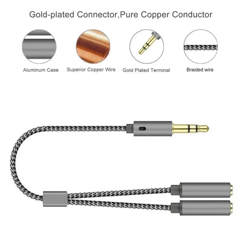 Adattatore per cuffie Cavo sdo - Audio Splitter Y recensione e prezzo
