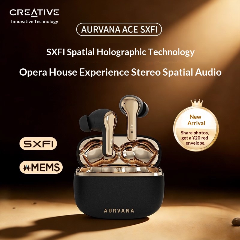 Nuovi creativi ACE SXFI TWS Au - Noise Cancelling Headphone recensione e prezzo